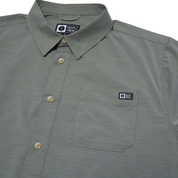 Salty Crew Drifter UV Button Up Shirt - Agave