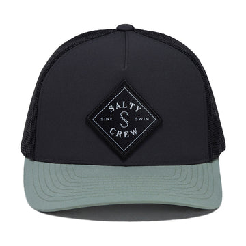 Salty Crew Sealine Retro Trucker Hat - Black/Green