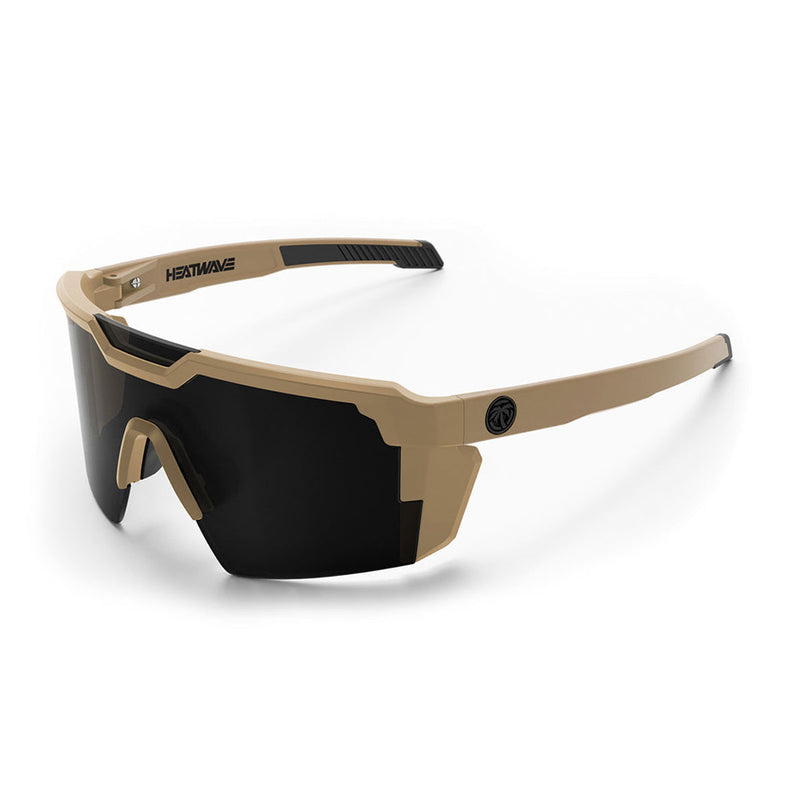 Heat Wave Visual Future Tech Sunglasses - Z87+ Desert Tan/Black Lens