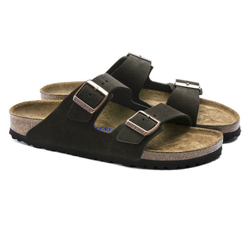 Birkenstock Arizona Soft Footbed Sandals - Mocha Suede