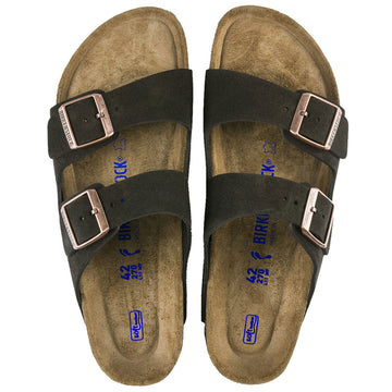 Birkenstock Arizona Soft Footbed Sandals - Mocha Suede