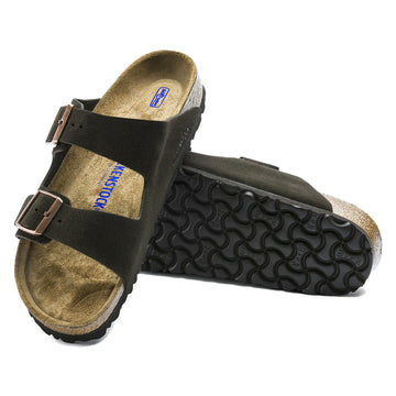 Birkenstock Arizona Soft Footbed Sandals - Mocha Suede