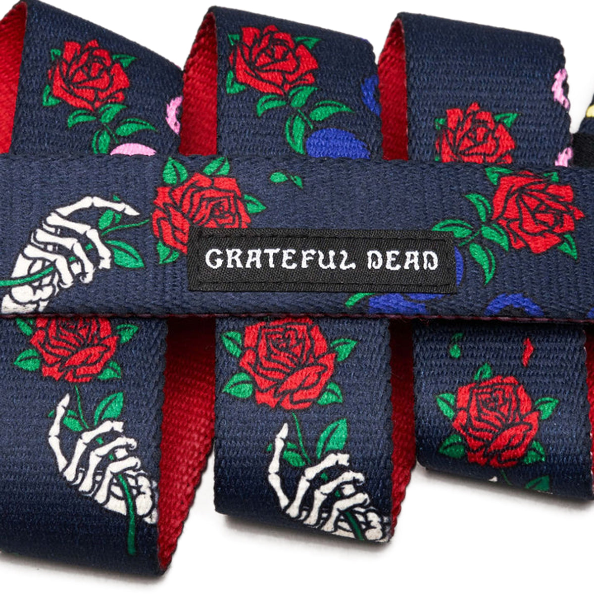 Arcade Grateful Dead Skelton Bear Slim Belt - Navy image 2