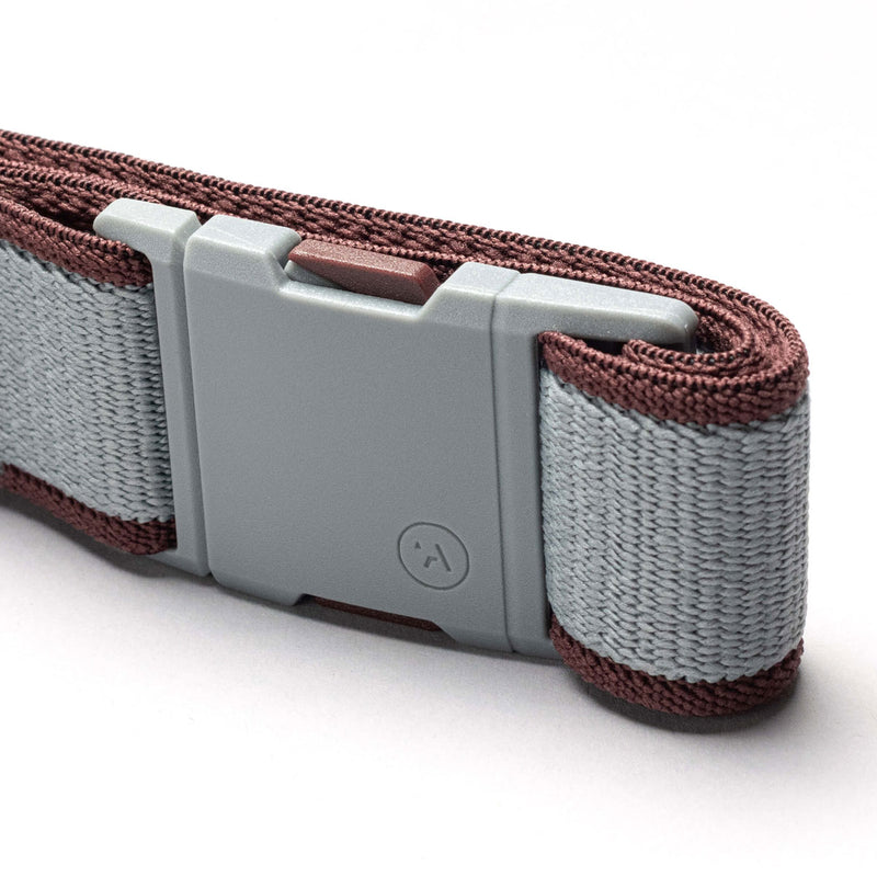 Arcade Carto Slim Belt - Cloud/Burgundy