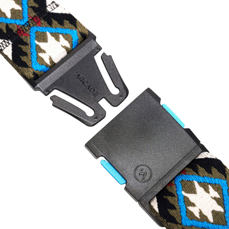 Arcade Twilight Belt - Oat/Turquoise