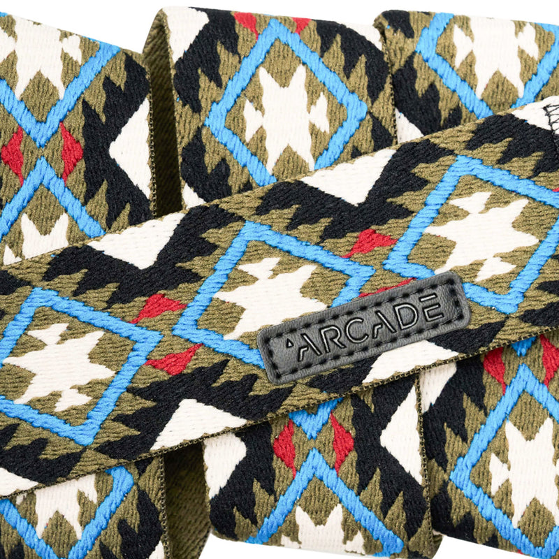 Arcade Twilight Belt - Oat/Turquoise