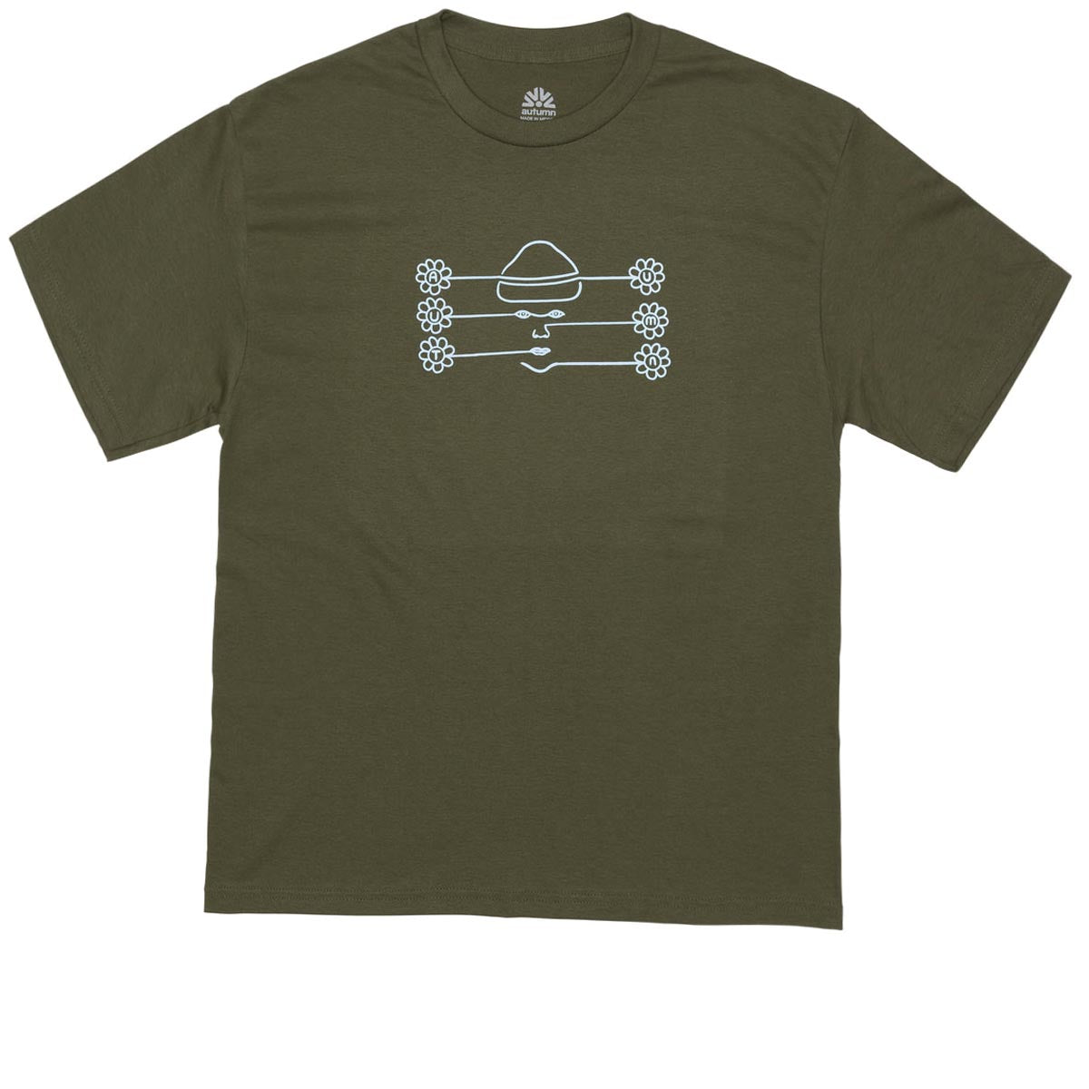 Autumn Bloom Shirt - Army Green image 1