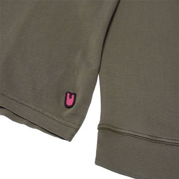 Unless Essentials Long Sleeve T-Shirt - Olive Washed