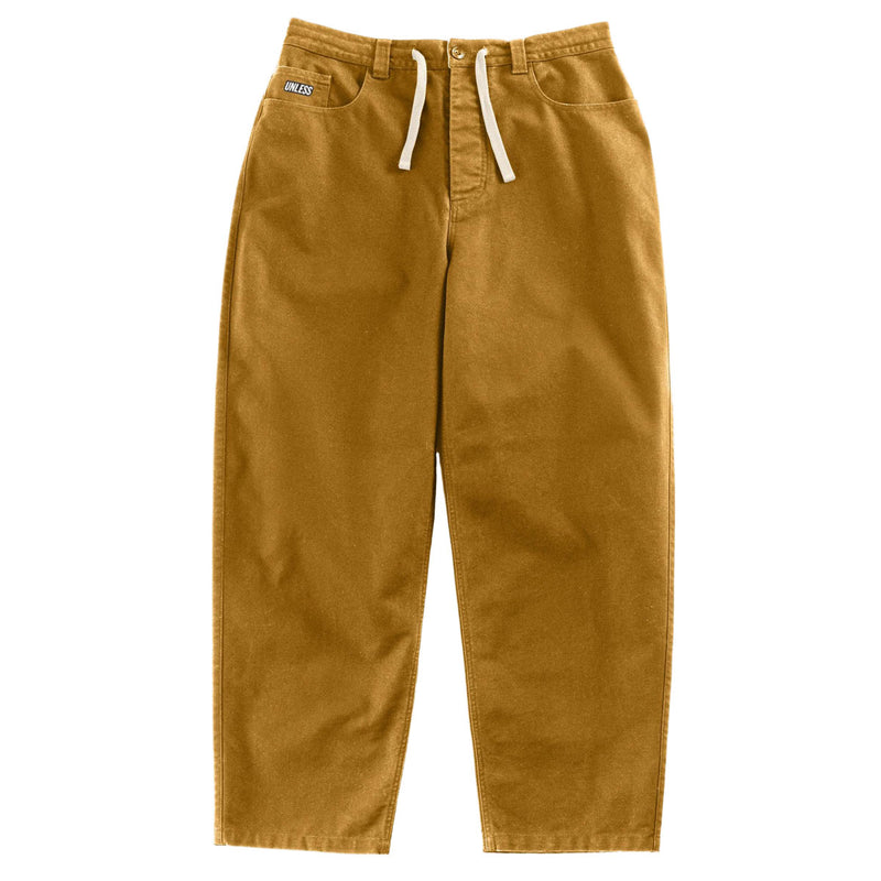 Unless Baggy Canvas Pants - Breen