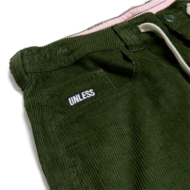 Unless Baggy Cord Pants - Black Forest