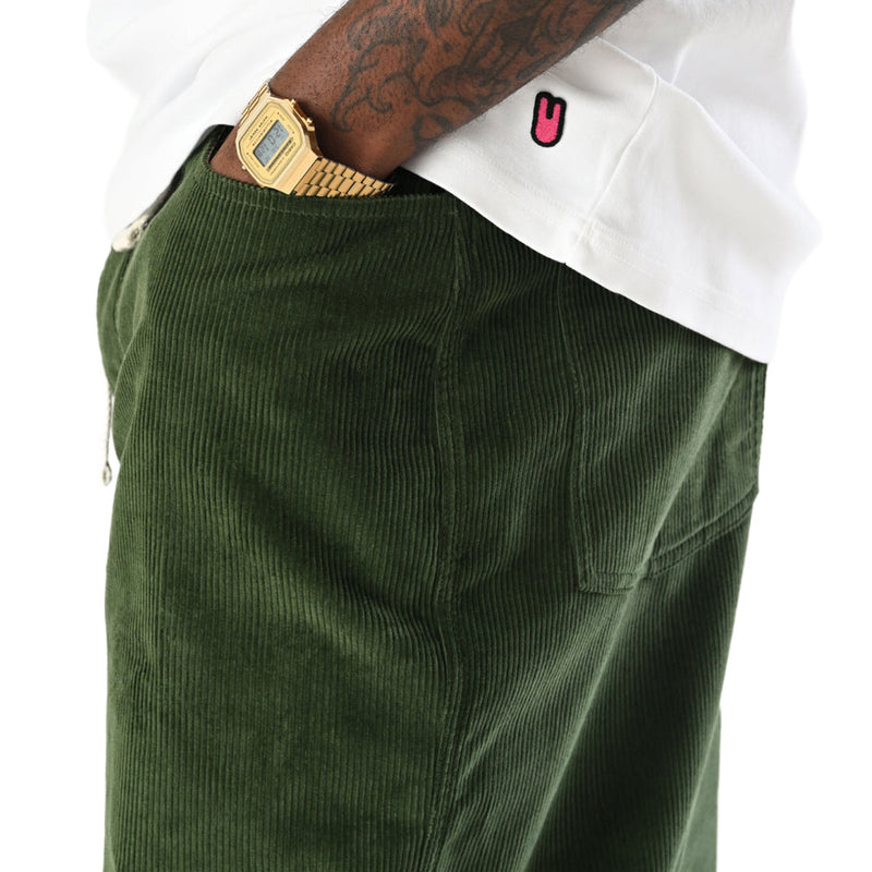 Unless Baggy Cord Pants - Black Forest