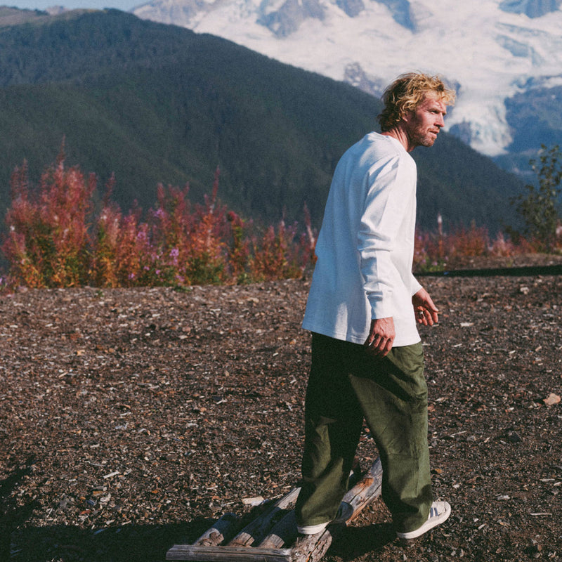 Unless Baggy Cord Pants - Black Forest