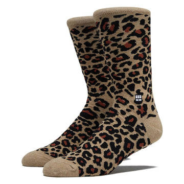 Bonfolk Leopard Socks - Brown