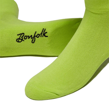 Bonfolk Daily Quarter Socks - Chartreuse