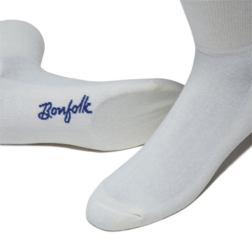 Bonfolk Daily Quarter Socks - Cloud White