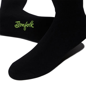 Bonfolk Daily Quarter Socks - Black