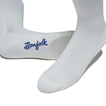 Bonfolk Daily Crew Socks - Cloud White