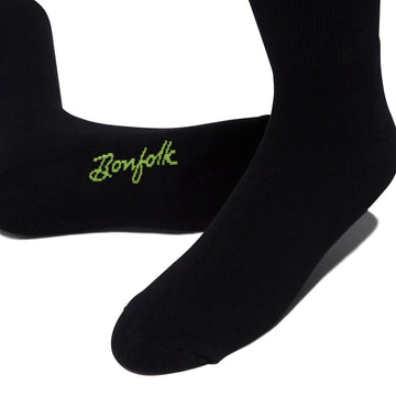 Bonfolk Daily Crew Socks - Black