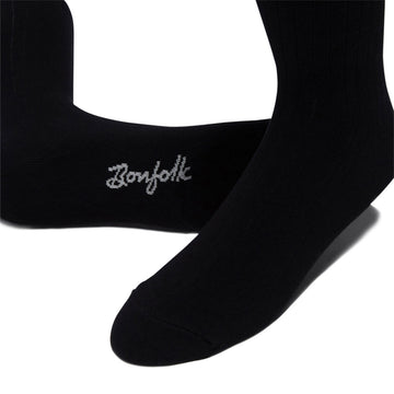 Bonfolk Trouser Socks - Black