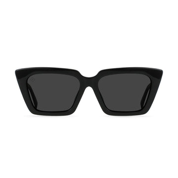 Raen Keera 54 Sunglasses - Recycled Black/Smoke Polarized