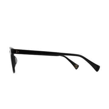 Raen Alvez 54 Sunglasses - Recycled Black/Green Polarized