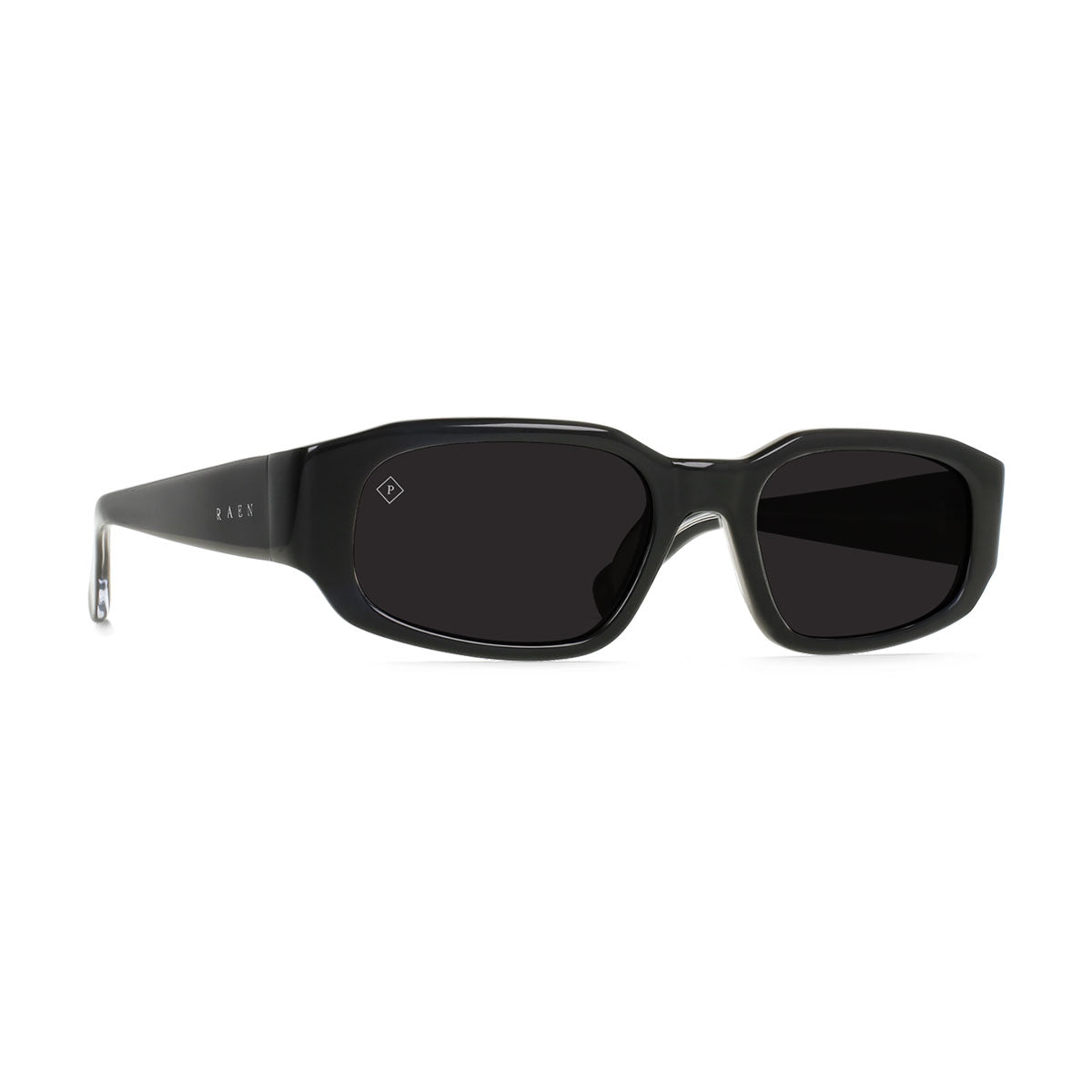 Raen Zamani 54 Sunglasses - Crystal Black/Smoke Polarized – CCS display picture 1