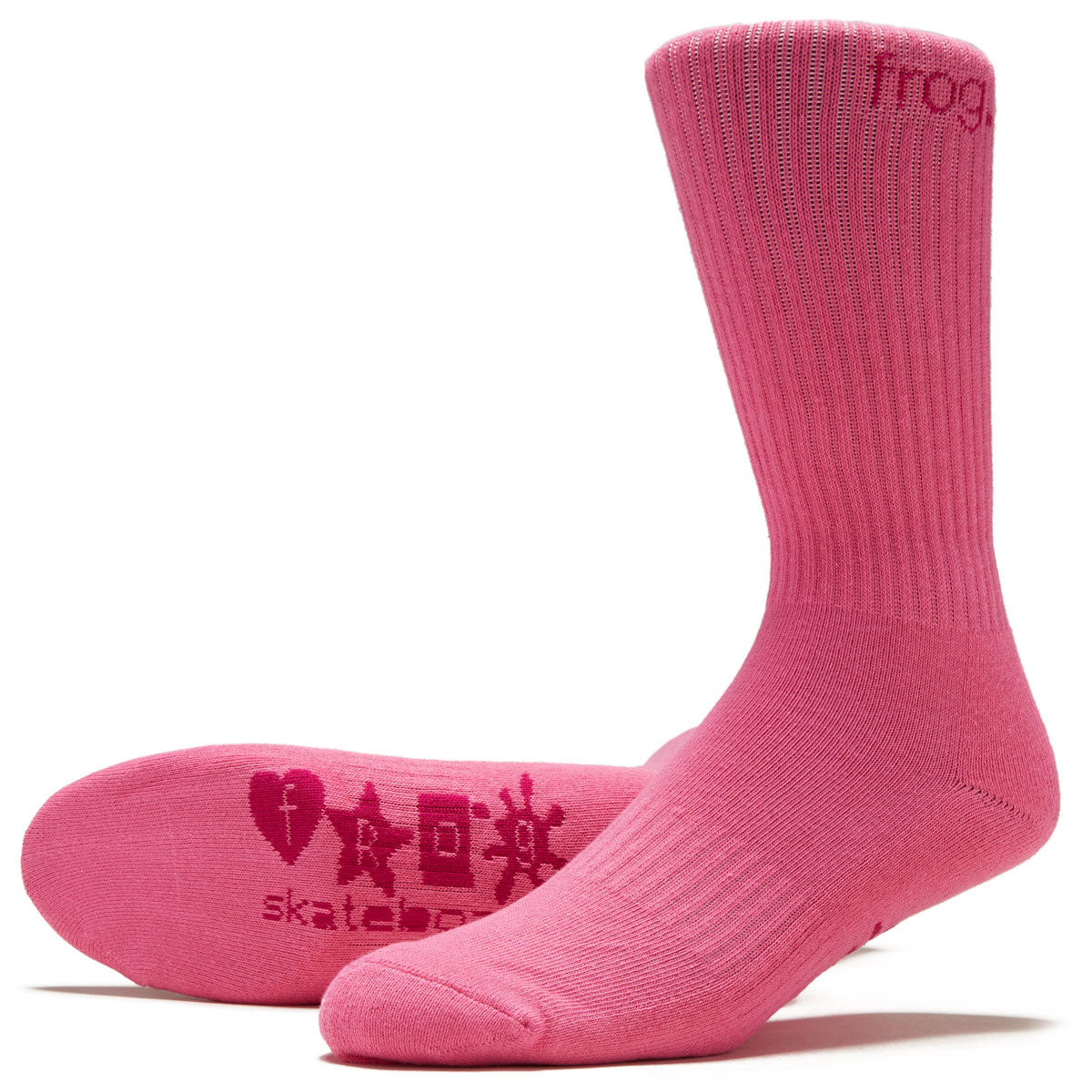 Frog Socks - Pink image 2