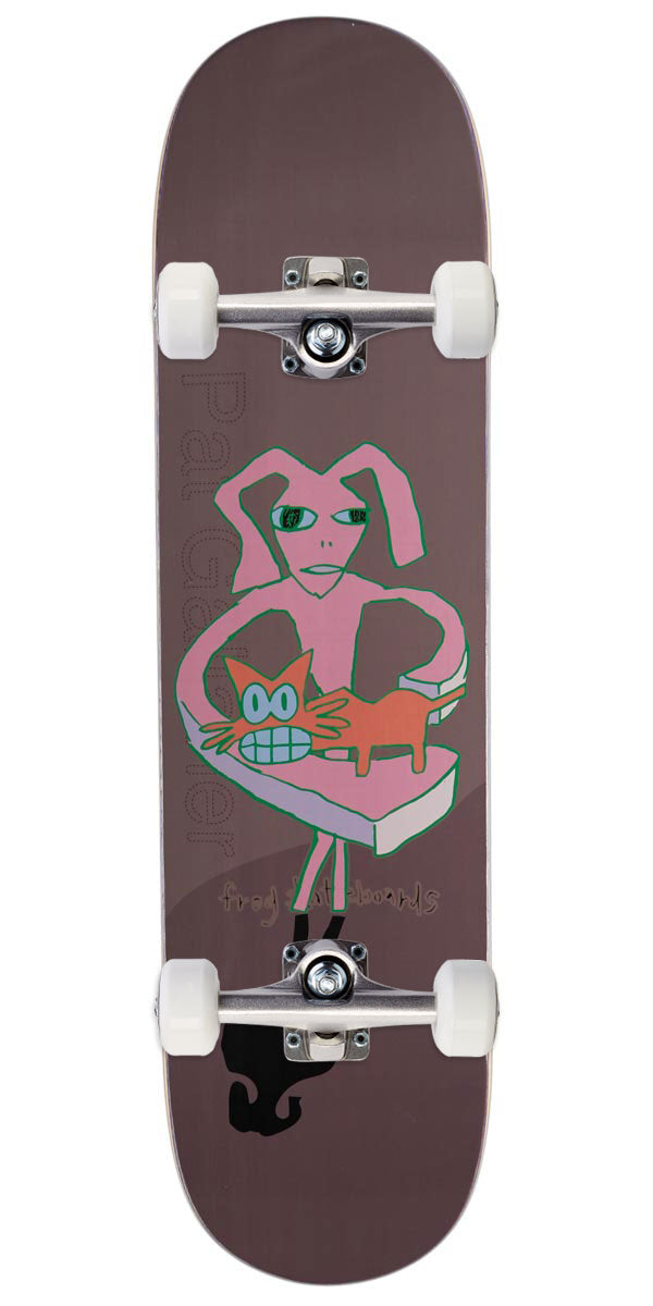 Frog Red Cat Pat G Skateboard Complete - 8.18