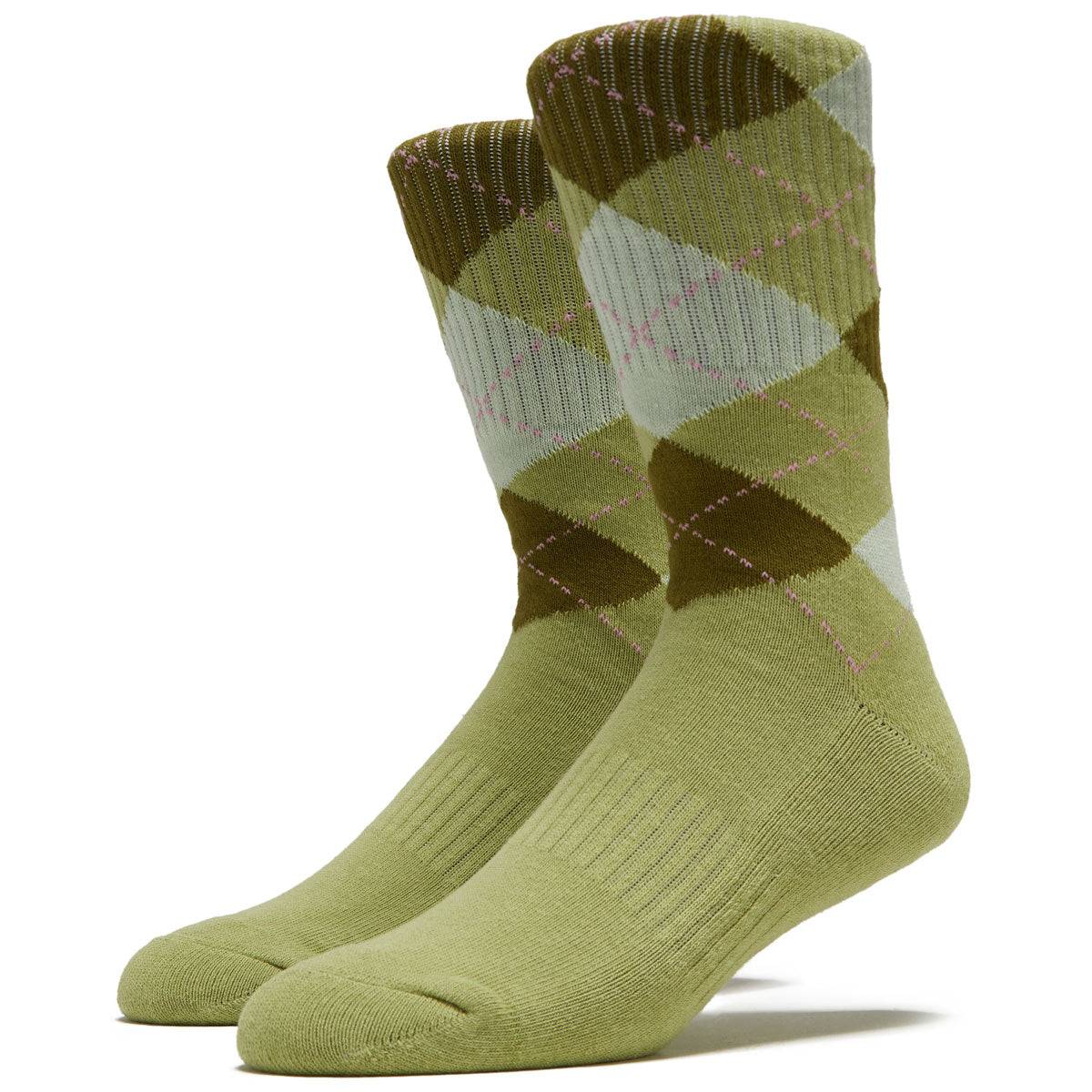 Frog Argyle Socks - Green image 1