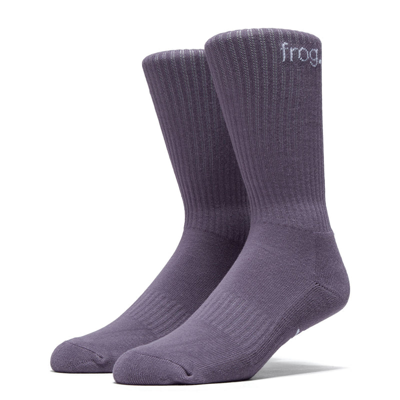 Frog Socks - Plum