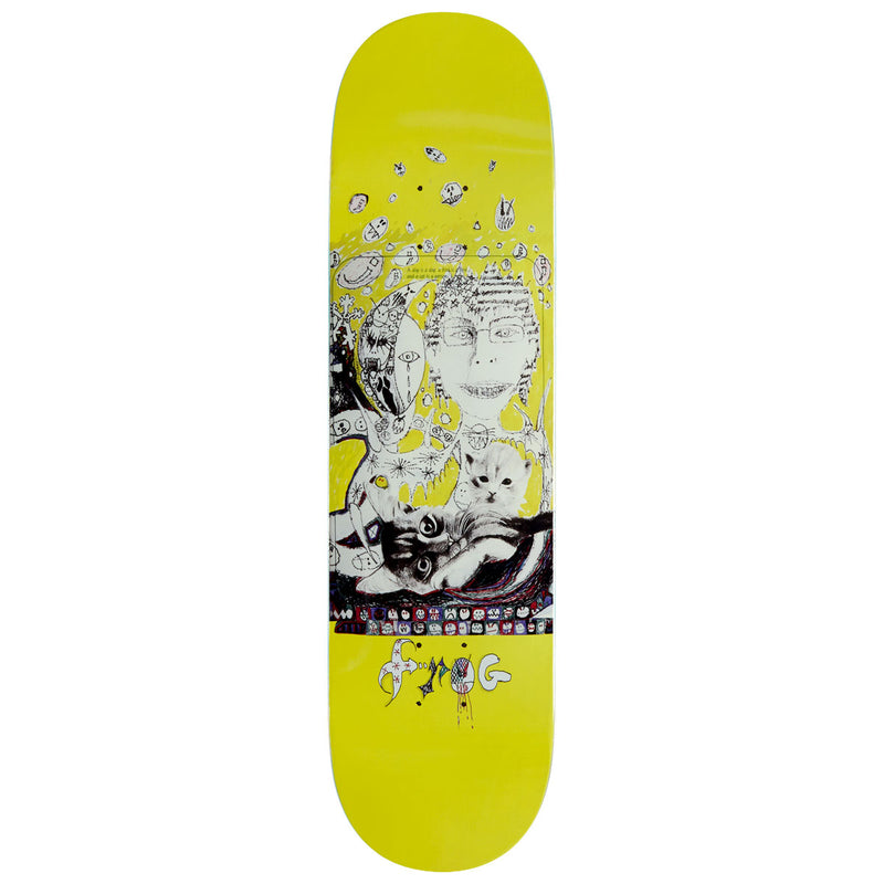frog skate boards デッキ　8インチ　有名人サイン入り frog skate boards デッキ 8インチ 有名人サイン入り frog skate