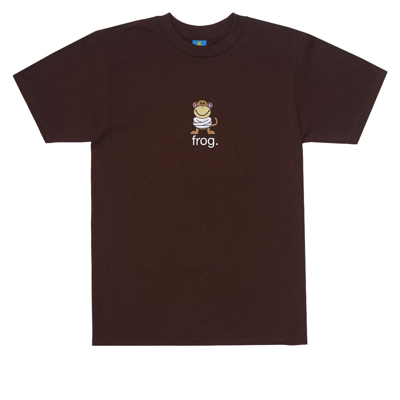 Frog Krazy Monk T-Shirt - Brown