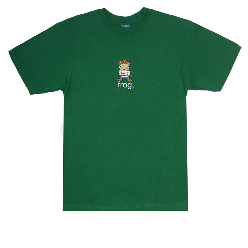 Frog Krazy Monk T-Shirt - Green