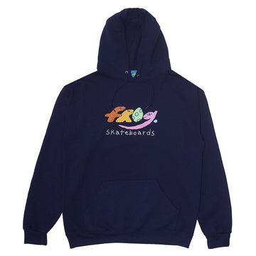 Frog Dino Logo Hoodie - Navy