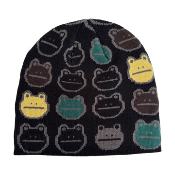 Frog Frog Nation Beanie Beanie - Black