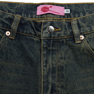 Frog Five Pocket Denim Jeans - Green Wash