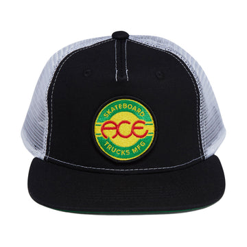 Ace Rasta Heal Trucker Hat - Black