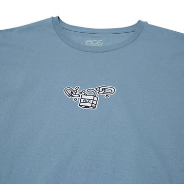 Ace Bulldawg T-Shirt - Faded Blue