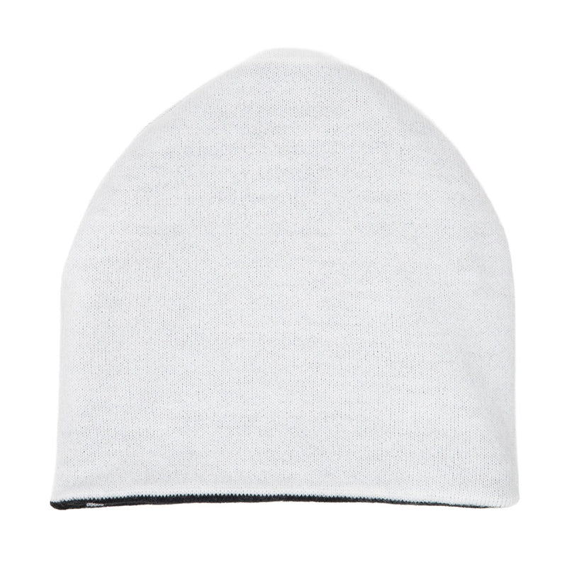 Corduroy Cobweb Reversible Skully Beanie - Black