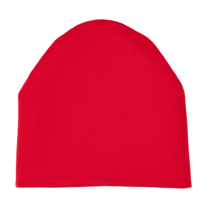Corduroy Cobweb Reversible Skully Beanie - Red
