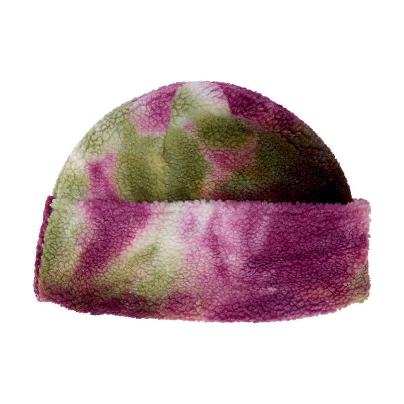 Corduroy Fleece Beanie - Tie Dye