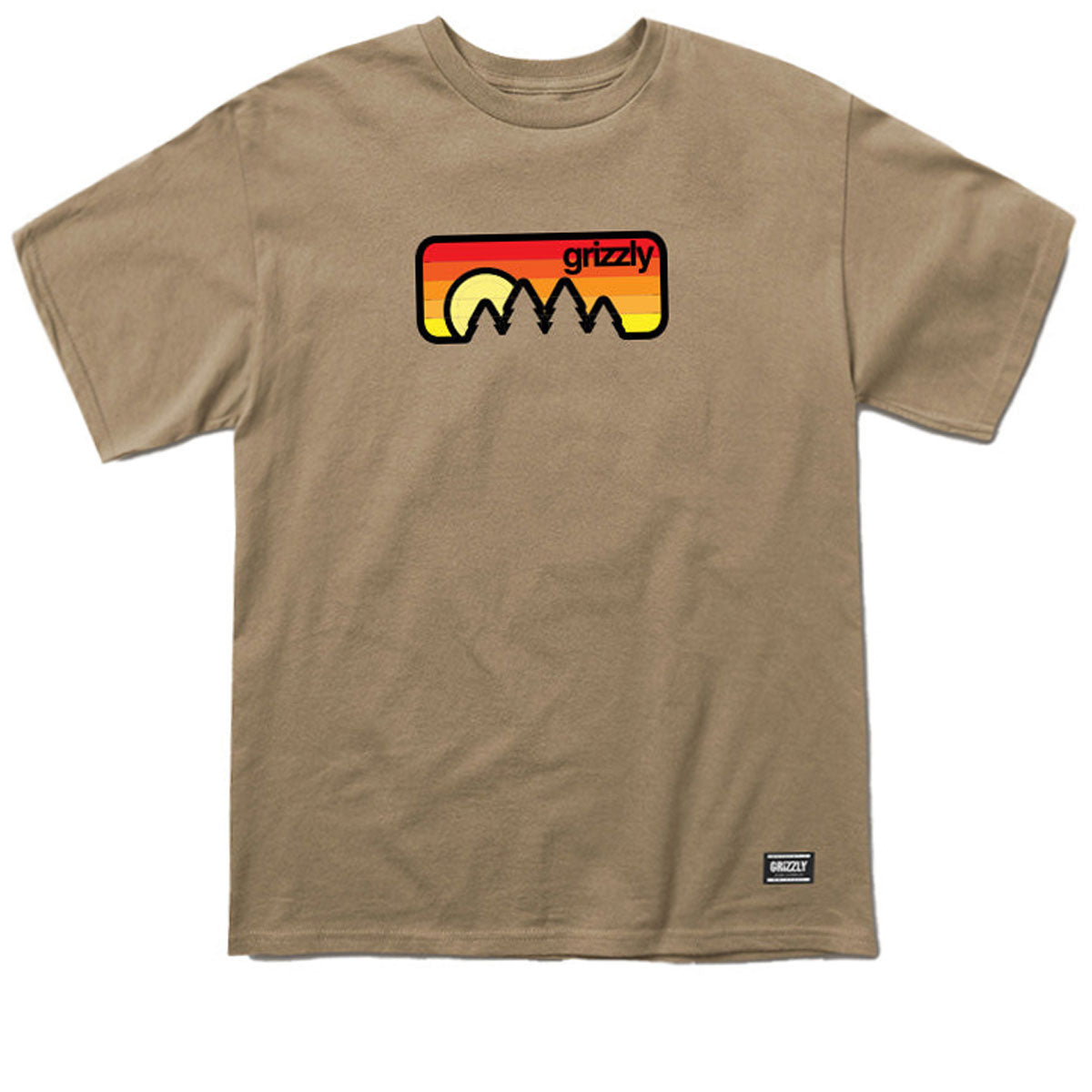 Grizzly Sunset T-Shirt - Sand image 1