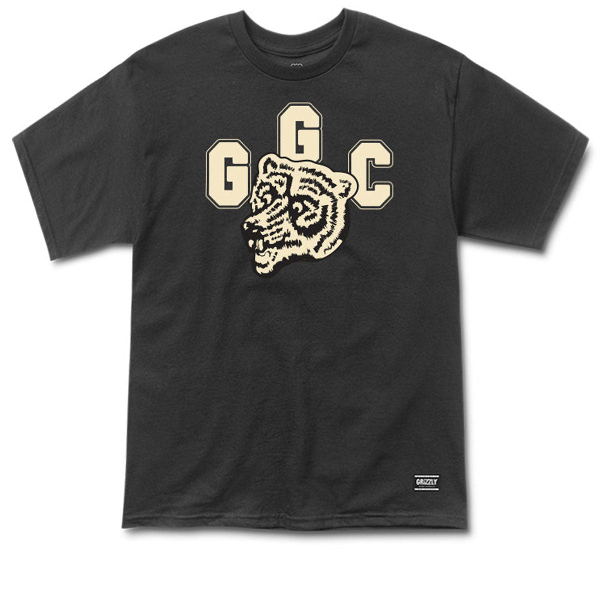 Grizzly Mascot T-Shirt - Black/White image 1