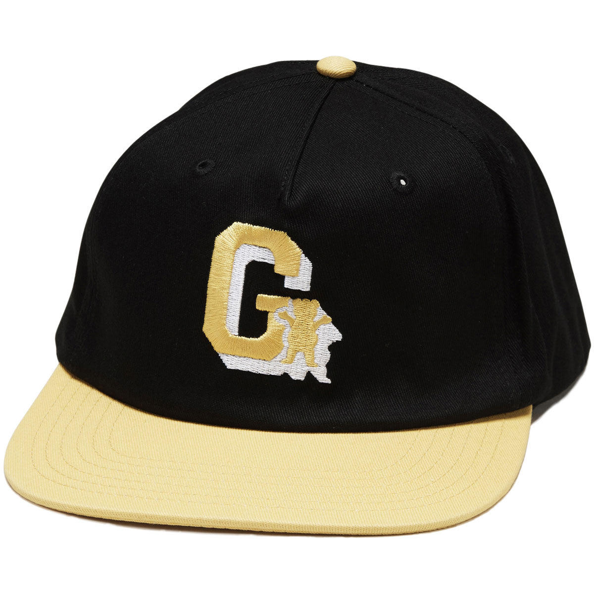 Grizzly Midfield Unstructured Strapback Hat - Black image 1