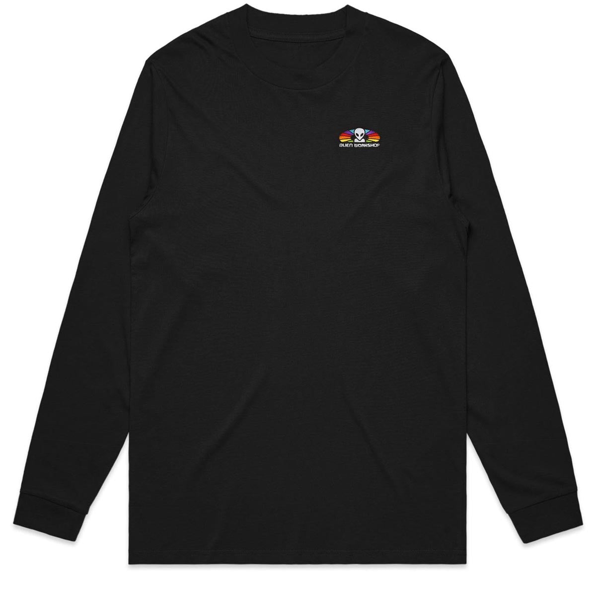 Alien Workshop Spectrum Embroidered Long Sleeve T-Shirt - Black image 1