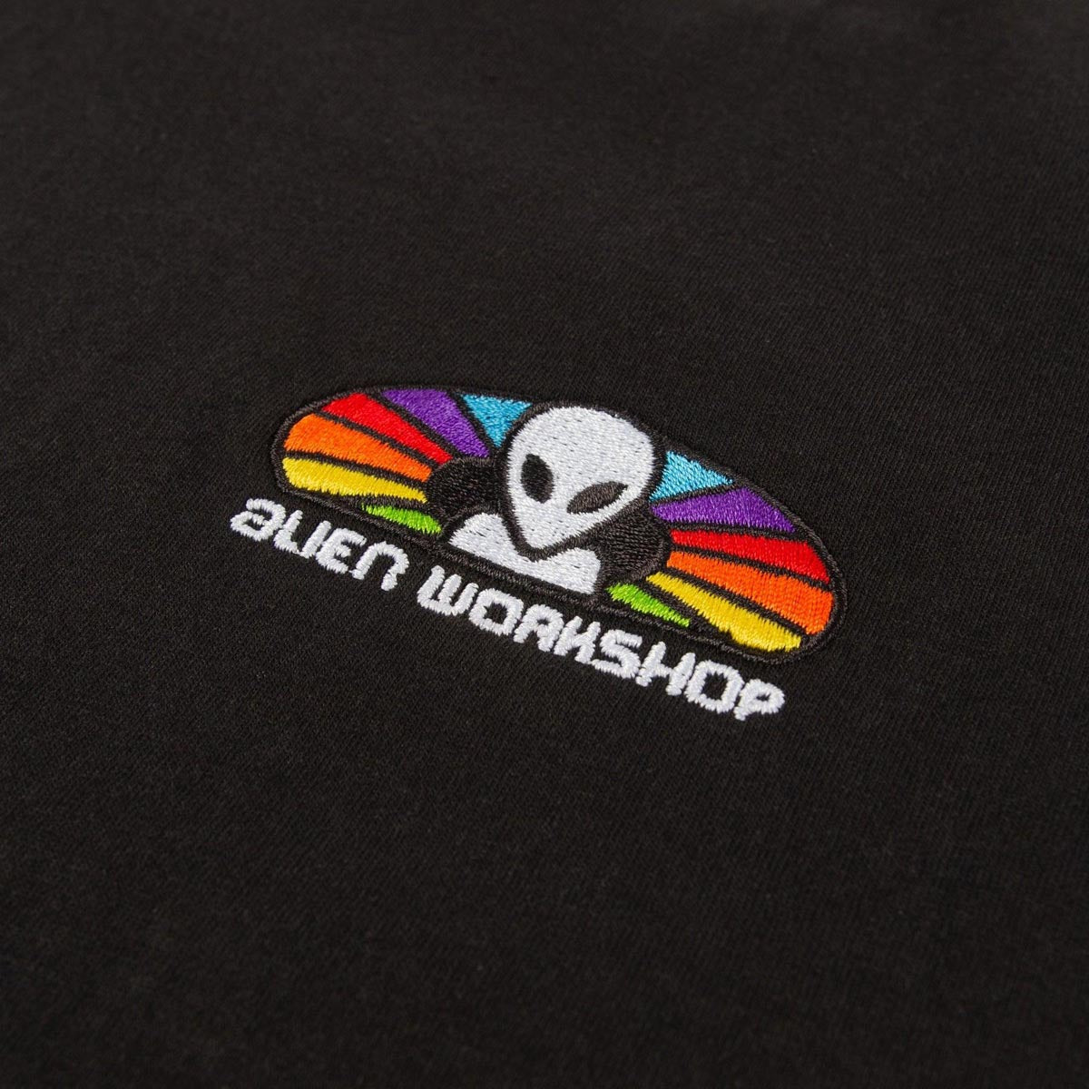Alien Workshop Spectrum Embroidered Long Sleeve T-Shirt - Black image 2