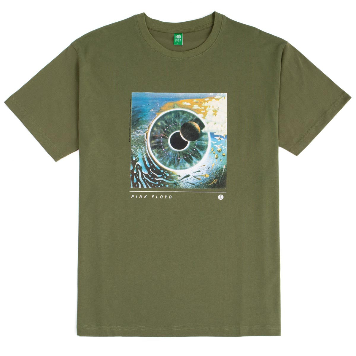 Habitat x Pink Floyd Pulse T-Shirt - Olive image 1