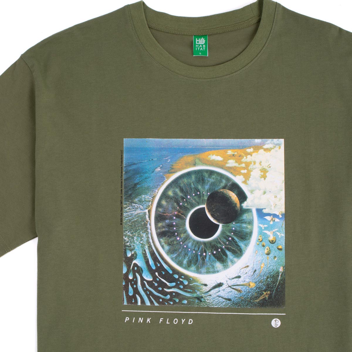 Habitat x Pink Floyd Pulse T-Shirt - Olive image 2