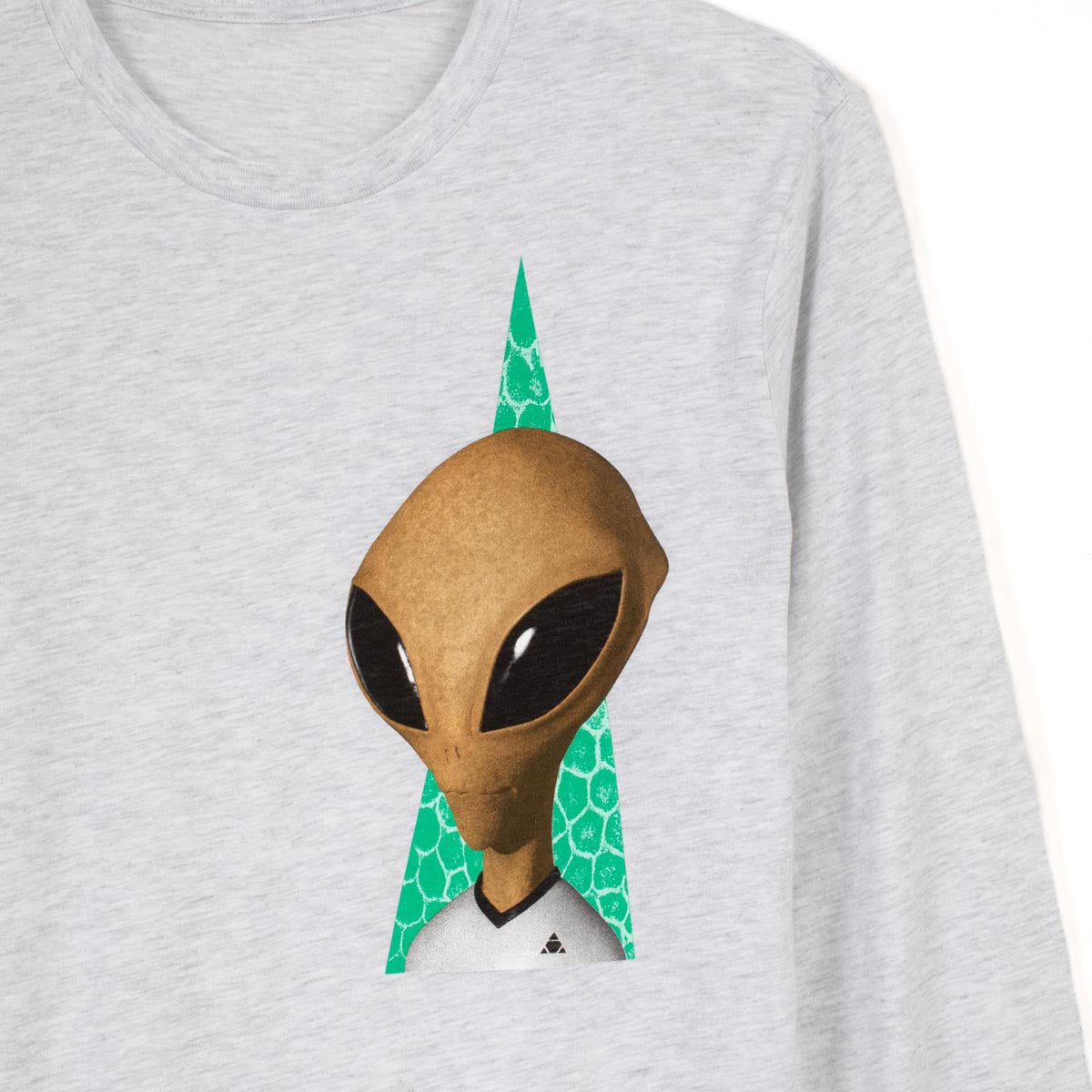 Alien Workshop Visitor Reality Long Sleeve T-Shirt - Heather Grey image 2