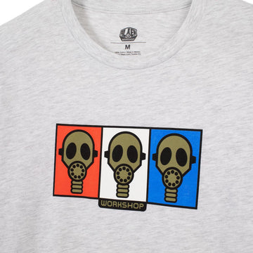 Alien Workshop Gas Mask Long Sleeve T-Shirt - Heather Gray